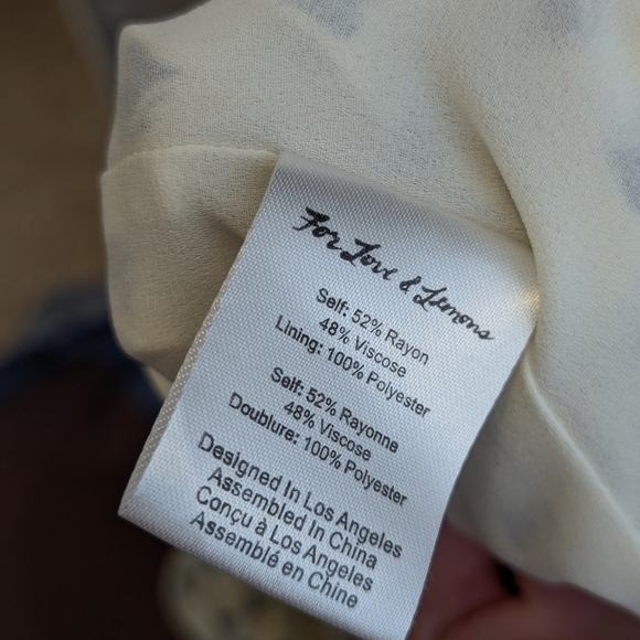 For Love & Lemons Sweetheart Heart Print Ruffled Mini Skirt - Picture 9 of 9